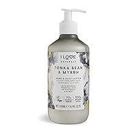 I Love Naturals Tonka Bean & Myrrh Hand & Body Lotion, Essential Oils Of Patchouli & Myrrh, Crafted With Ingredients Such as Shea Butter, 500ml