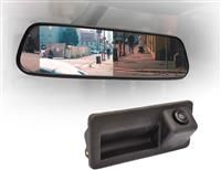 Motormax Mirror Monitor And Audi, Volkswagen, Seat, Skoda, Porsche Reverse Camera Kit With 170 Viewing Angle