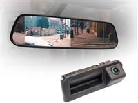 Motormax Mirror Monitor And Audi, Volkswagen, Skoda Reverse Camera Kit With 115 Viewing Angle