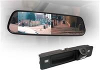 Motormax Mirror Monitor And Audi, Volkswagen, Skoda Reverse Camera Kit With 105 Viewing Angle