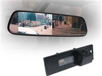 Motormax Mirror Monitor And Volkswagen Reverse Camera Kit With 105 Viewing Angle