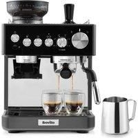 Breville Barista Sense Espresso Machine, Bean to Cup Coffee Maker with Integrated Coffee Grinder and Milk Frother, TempSense Steam Wand, 15 Bar Italian Pump, Black, VCF187