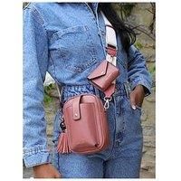 Luella Grey Elise Posy Portrait Camera Crossbody - Pink
