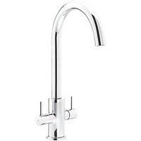 Streame by Abode Marido Swan Dual Lever Mono Mixer Chrome (165JM)