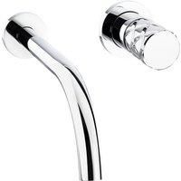 Abode Kite Wall Mounted Basin Mixer Tap - Chrome