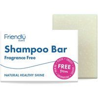 Friendly Soap - Natural Fragrance-Free Shampoo Bar, Gentle, Sensitive 95g.