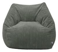 Rucomfy Fabric Jumbo Cord Snuggle Chair Beanbag - Slate Grey