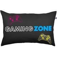 Rucomfy Printed Trend 40X60Cm Gaming Zone Cushion - Black