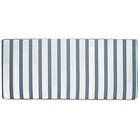 rucomfy Beanbags Water Resistant 2 Seater Double Bench Seatpad. Pre Filled Foam, Strong Ties for Outdoor Funiture, (115x50cm, Seafoam Blue)
