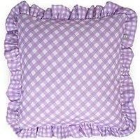 Rucomfy Frilled Gingham Cushion