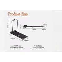 Evolve 2-in-1 Walking Pad Treadmill Under Desk W/Handle Bar Indoor Fitness Equi