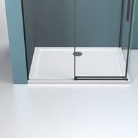Rectangle Shower Tray Stone Resin White Finish Slimline 40 mm Tray 1700 x 900 mm