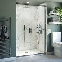 Sliding Shower Door 4mm Glass 1000 x 1850 mm