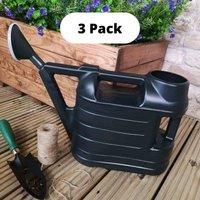 3 of 6.5L Ward Garden Watering Can With Rose - Green