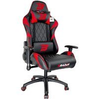 BraZen Venom Elite Esports PC Office Professional Ergonomic Gaming Chair - Red - for Adults with Recliner, Adjustable Armrests and Lumbar Support