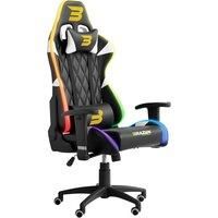 BraZen Venom Elite Esports PC Gaming Chair - with RGB - White