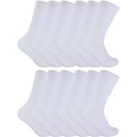 12 Pairs Mens Thermal Non Elastic Wide Diabetic Socks for Poor Circulation
