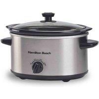 Hamilton Beach /'The Comfort Cook/' 3.5L Silver Slow Cooker
