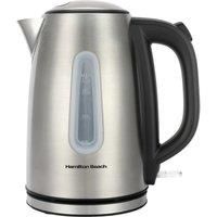 Hamilton Beach Rise 1.7L Brushed Stainless Steel Kettle