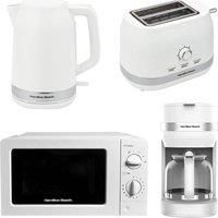 Hamilton Beach Kettle Toaster Microwave & Filter Coffee Machine