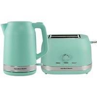 Hamilton Beach, Ella Kettle & Toaster Set, Mint, HBELLAMM