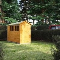 POWER Sheds Summerhouse Shed. 4x4 Power Apex Wooden Summer house 4 x 4