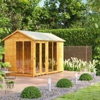 Power Apex 10' x 6' Summerhouse, Brown