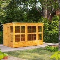 Power Pent Potting Shed 10' x 6' in Natural Timber