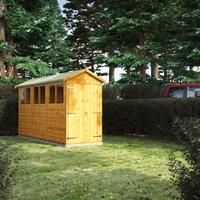 Power Apex Shed 12' x 4' Double Door