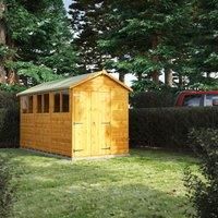 Power Apex Shed 12' x 6' Double Door
