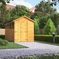 Power Apex Shed 16' x 6' Double Door
