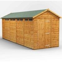 Power Apex Security Shed 18' x 6'