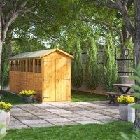 Power Apex Shed 20' x 4' Double Door