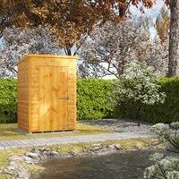 Power Pent 4' x 4' Windowless Garden Shed, Brown