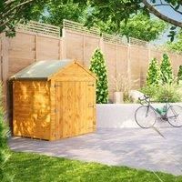 Power Apex Bike Shed 4' x 6'