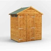 Power Apex Security Shed 4' x 6' - Double Doors