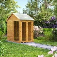 Power Apex 4' x 8' Summerhouse, Brown