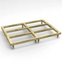 Power 6'x5' Shed Base Kit, Brown
