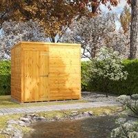 Power Windowless Pent Shed 7' x 5'