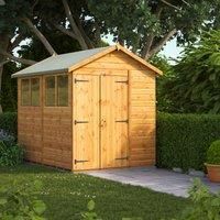 Power Apex Shed 8' x 6' Double Door