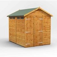 Power Apex Security Shed 8' x 6' - Double Doors