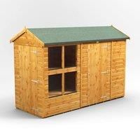 Power Apex Potting Shed Combi including 6ft Side Store 10' x 4'