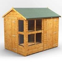Power Apex Potting Shed Combi including 4ft Side Store 8' x 6'