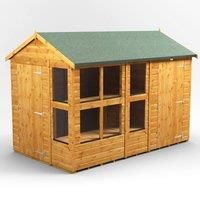 Power Apex Potting Shed Combi including 4ft Side Store 10' x 6'
