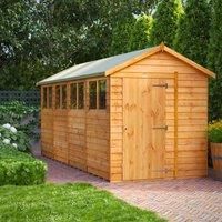 Power Overlap Apex Shed 16' x 6'