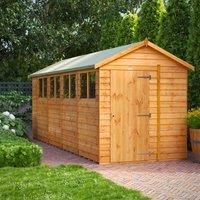 Power Overlap Apex Shed 18' x 6'