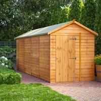Power Overlap Apex Shed 18' x 6' No Windows