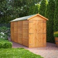 Power Overlap Apex Shed 16' x 4' No Windows