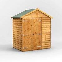 Power Overlap Apex Shed 4' x 6' No Windows