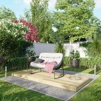 Power Timber Decking Kit No Handrails - 1.2 x 3m
